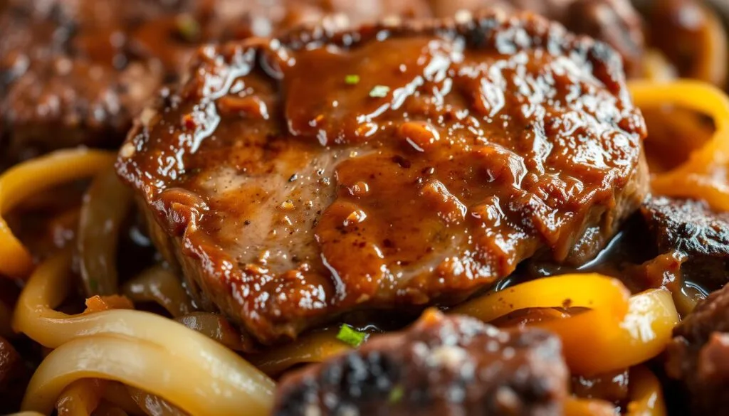 slow cooked round steak