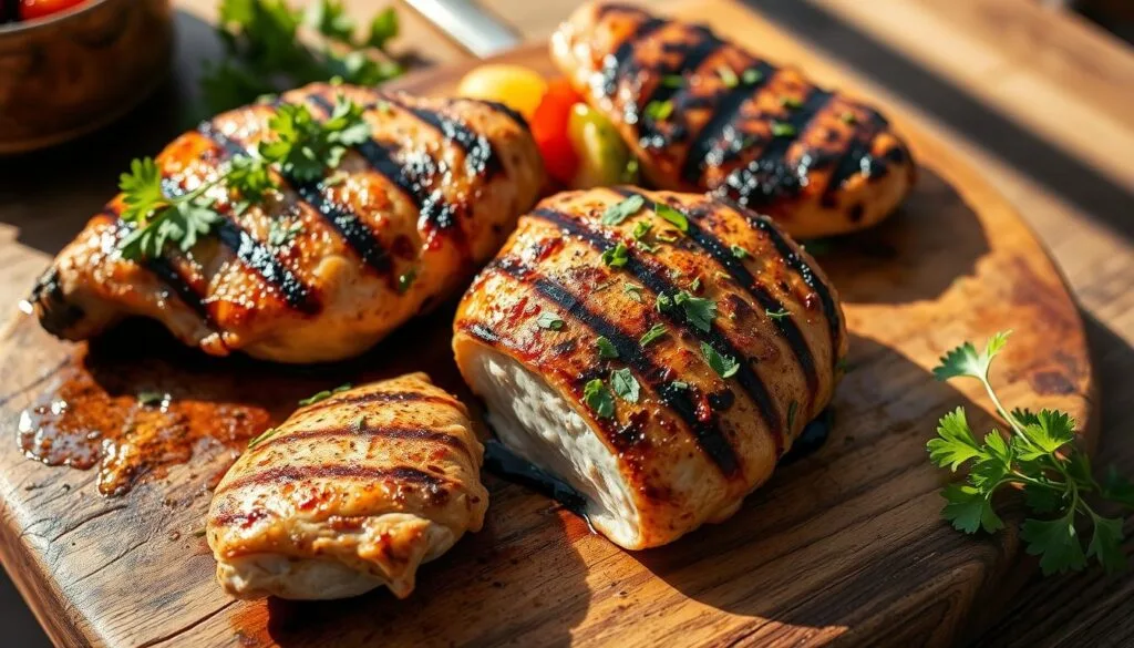 Grilled Bone In Chicken Breast