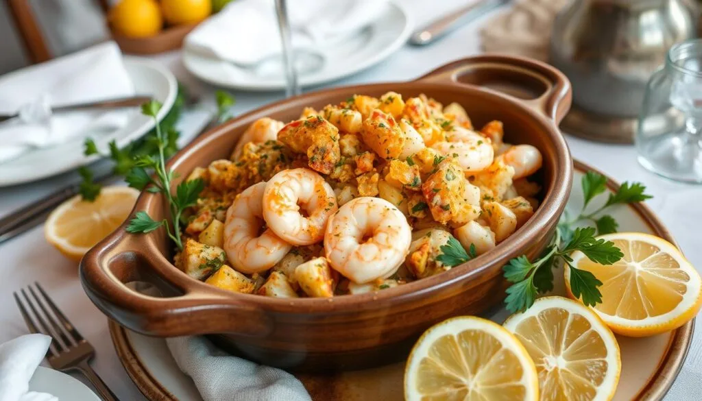 New England seafood stuffing New England seafood stuffing